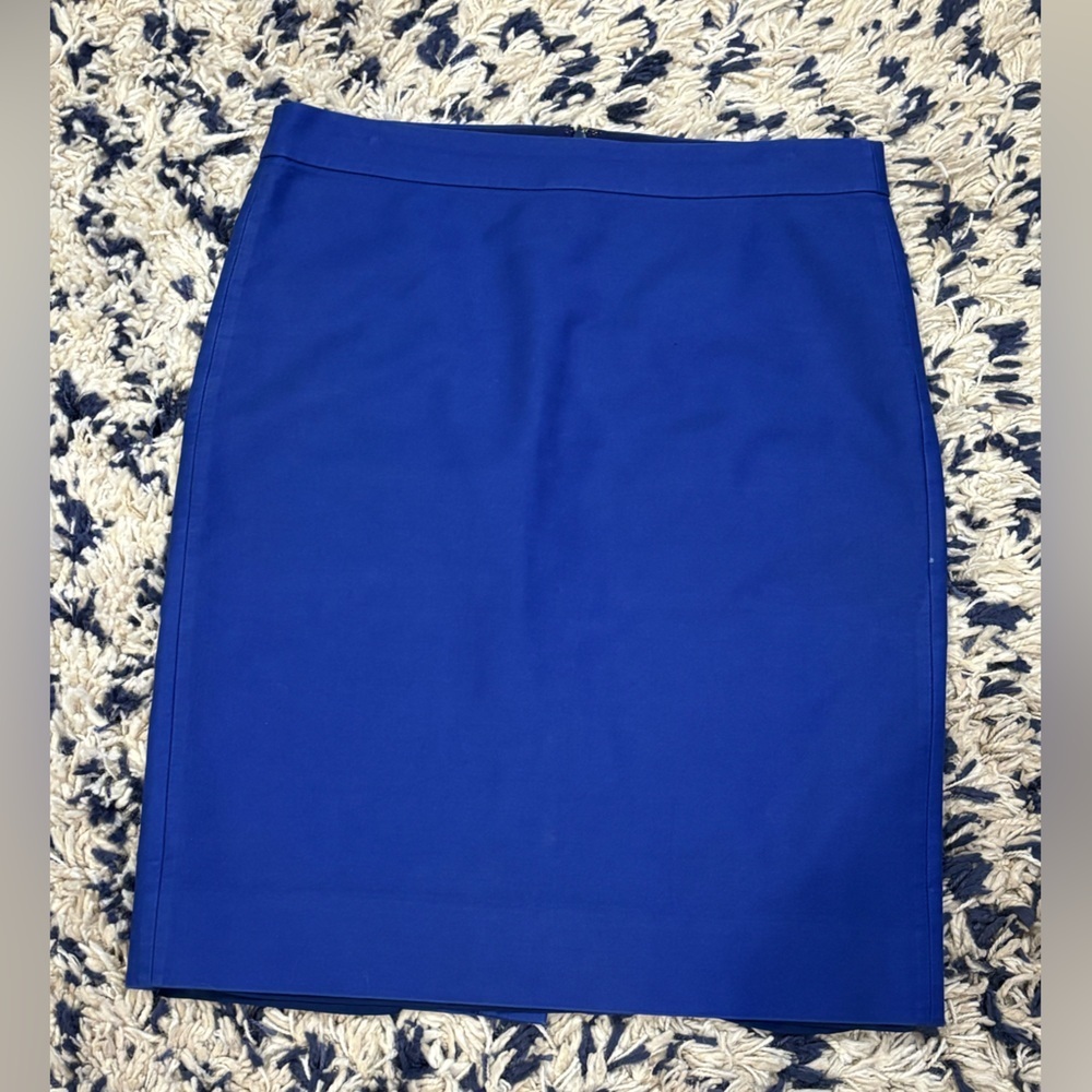 Women’s J. Crew Royal Blue no. 2 Pencil Skirt size 10
